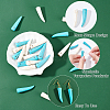 24Pcs 2 Colors Synthetic Turquoise Pendants G-AR0004-74-4