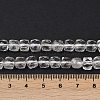 Natural Quartz Crystal Beads Strands G-H078-C33-6mm-5