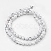 Natural Howlite Beads Strands G-D809-10-6mm-2