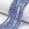 Electroplate Glass Beads Strands EGLA-A034-T3mm-I12-1