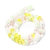 Glass Beads Strands EGLA-A034-M8mm-45-4