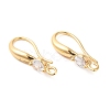 Brass Earring Hooks KK-F855-20G-1