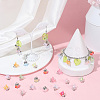 72Pcs 9 Colors Acrylic Pendants OACR-SC0002-38A-4