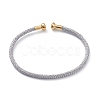 Braided Carbon Steel Wire Bracelet Making MAK-A017-B06-1