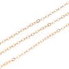 Brass Cable Chains X-KK-S332-18G-1