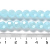 Electroplate Glass Beads Strands EGLA-A035-J8mm-A09-4