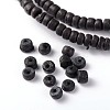 Natural Coconut Column Bead Strands COCB-O001-07-2