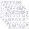 4 Sheets Rhinestone Stickers DIY-SP0003-92A-1