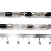 Electroplate Glass Beads Strands EGLA-D030-08B-4