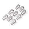 Tarnish Resistant 304 Stainless Steel Snap On Bails STAS-S057-39-3