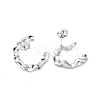 Non-Tarnish 304 Stainless Steel Stud Earring for Women EJEW-F287-03P-2