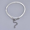 Waxed Cotton Cord Necklace Making MAK-S034-008-3