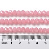 Baking Paint Imitation Jade Glass Bead Strands DGLA-A034-J6MM-A3-5