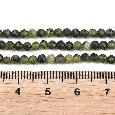 Natural Canadian Jade Beads Strands G-C281-A01-3mm-1