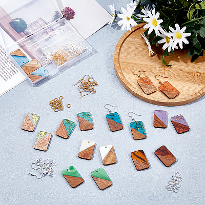 DIY Dangle Earring Making Kits DIY-OC0006-27-1