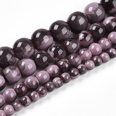 Baking Paint Glass Beads X1-DGLA-N003-10mm-C09-1
