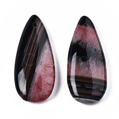 Natural Brazilian Agate Pendants G-S364-099A-1