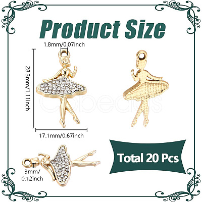 20Pcs Alloy Pendants FIND-SC0012-75-1