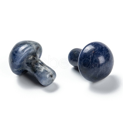 Natural Sodalite Mushroom Gua Sha Stone G-L570-A05-1