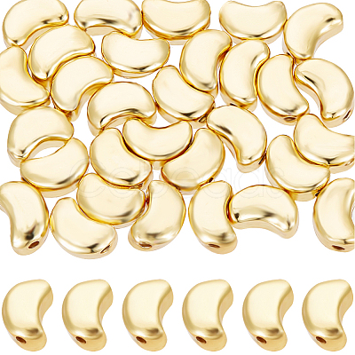50Pcs Brass Beads KK-BBC0013-14-1