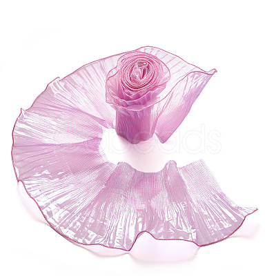 5 Yards Polyester Ruffled Ribbon OCOR-TA0001-60C-1