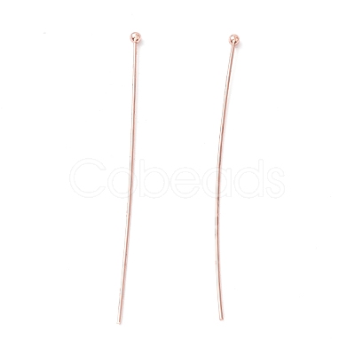 Brass Ball Head Pins KK-WH0058-02D-RG-1