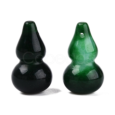 Dyed Natural White Jade Pendants G-Q601-42D-1