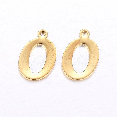 201 Stainless Steel Pendants X-STAS-O098-03G-O-1