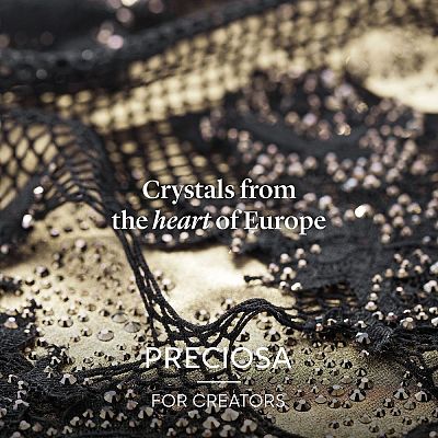 Preciosa® Crystal Hotfix Flatback Stones Y-PRC-HSS12-80100-1