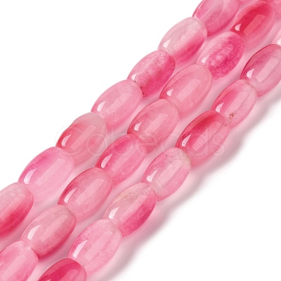 Natural Dyed White Jade Beads Strands X-G-M402-A01-05-1