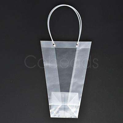 Valentine's Day Trapezoid PP Plastic Gift Bags ABAG-L015-01D-1