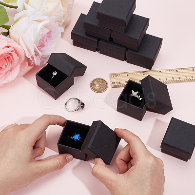 Kraft Cotton Filled Cardboard Paper Jewelry Gift Boxes CBOX-WH0003-01A-1