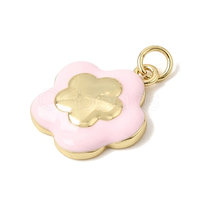 Brass Enamel Pendants KK-CBA960E-08G-1