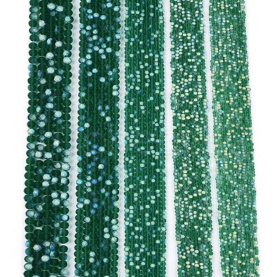 Transparent Glass Beads Strands EGLA-A044-T3mm-MB18-1