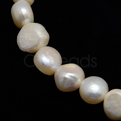 Natural Cultured Freshwater Pearl Beads Strands PEAR-L001-A-01-1