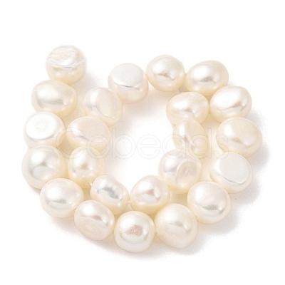 Natural Cultured Freshwater Pearl Beads Strands PEAR-A006-09G-1