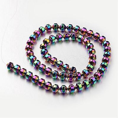 Electroplate Non-magnetic Synthetic Hematite Bead Strands G-F300-31A-02-1