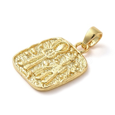 Brass Pendants KK-E091-11G-1