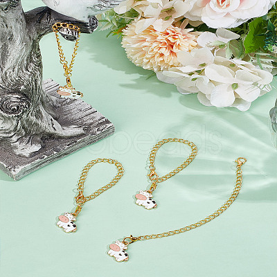 4Pcs Alloy Enamel Wine Glass Charms HJEW-LP00034-1