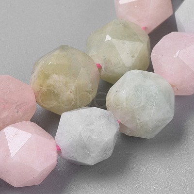 Natural Morganite Beads Strands G-S149-41-10mm-1