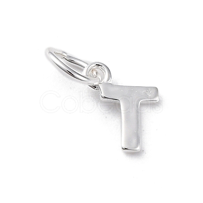 925 Sterling Silver Letter Charms LS-STER-C012-01S-T-1