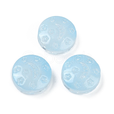 Transparent Glass Beads DGLA-E004-09A-1