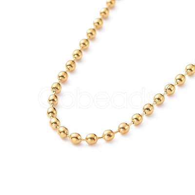 Brass Ball Chains Necklace Making NJEW-JN02838-02-1