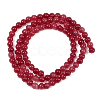 Natural Dyed Marble Beads Strands X-G-D315-A01-05-4mm-1
