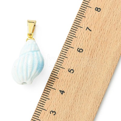 Handmade Porcelain Pendants PALLOY-JF05377-1
