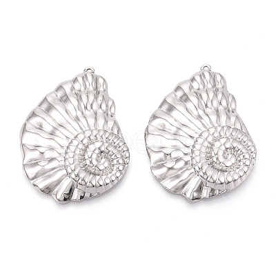 304 Stainless Steel Pendants STAS-T065-36P-1