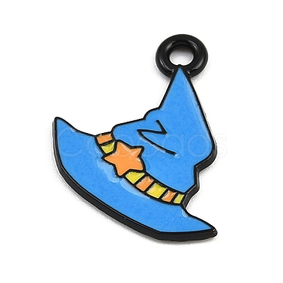 Halloween Alloy Enamel Pendants ENAM-P259-01D-EB-1