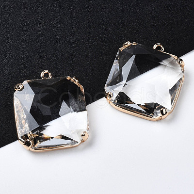 Transparent Glass Pendants GLAA-Q088-020-1