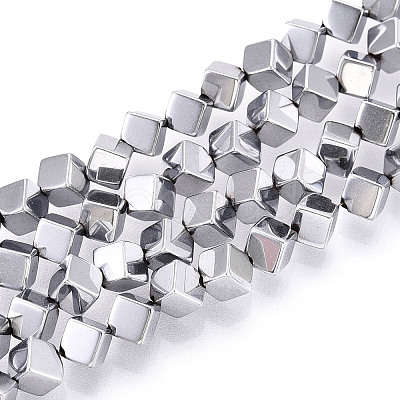 Electroplated Synthetic Non-magnetic Hematite Beads Strands G-T139-62A-1