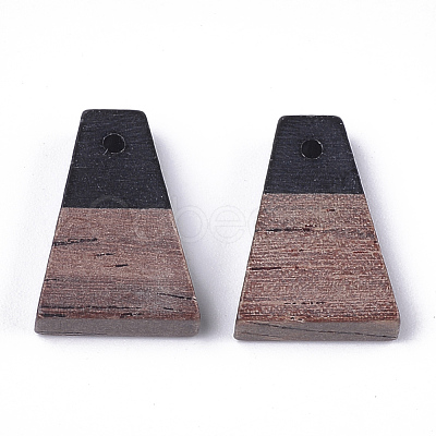 Resin & Walnut Wood Pendants RESI-S358-52J-1